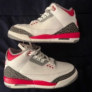 JORDAN 3 RETRO GS ‘FIRE RED’ 5.5Y